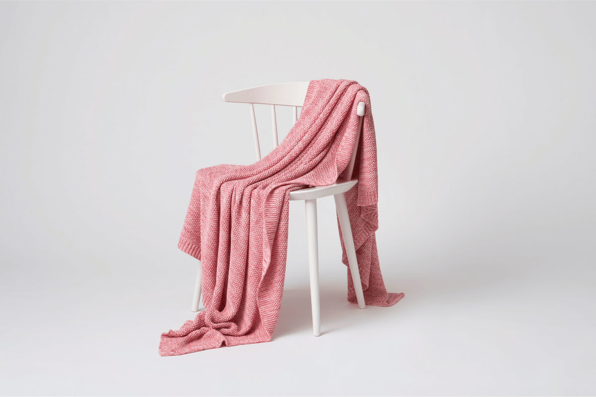 Farbmelange-Decke