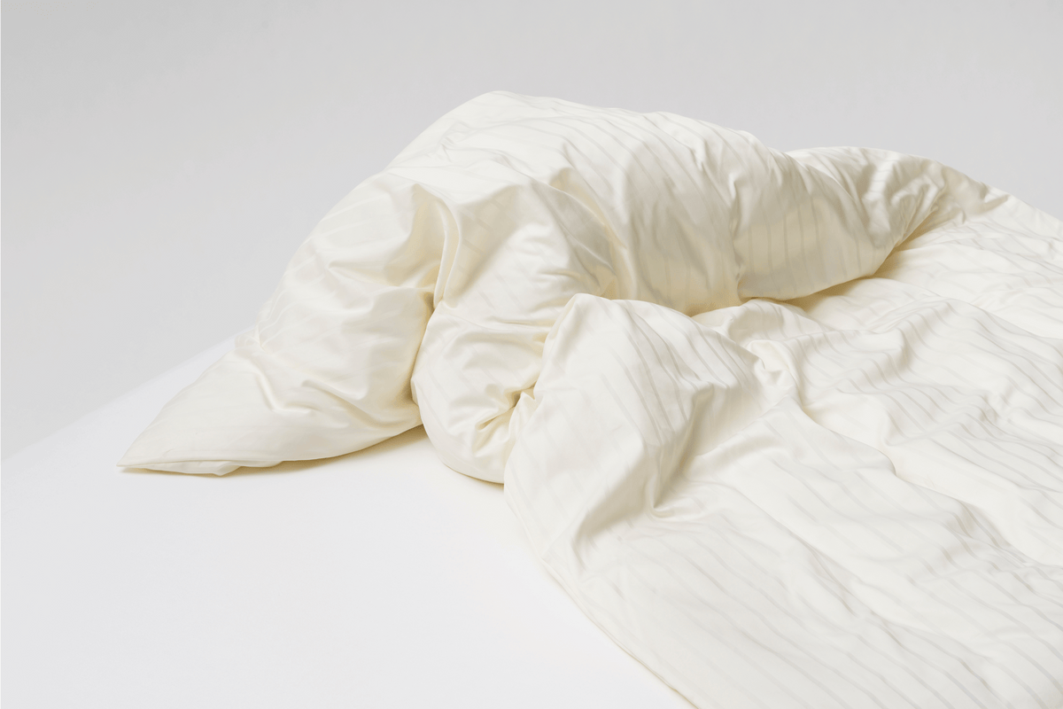 Flat White Duvet Cover