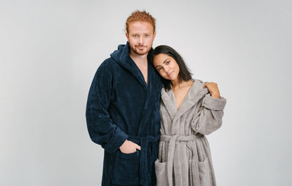 Moody Blue Bathrobe