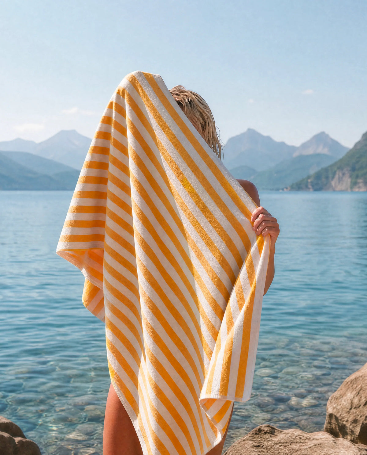 Rayfall & Foam Beach Towel