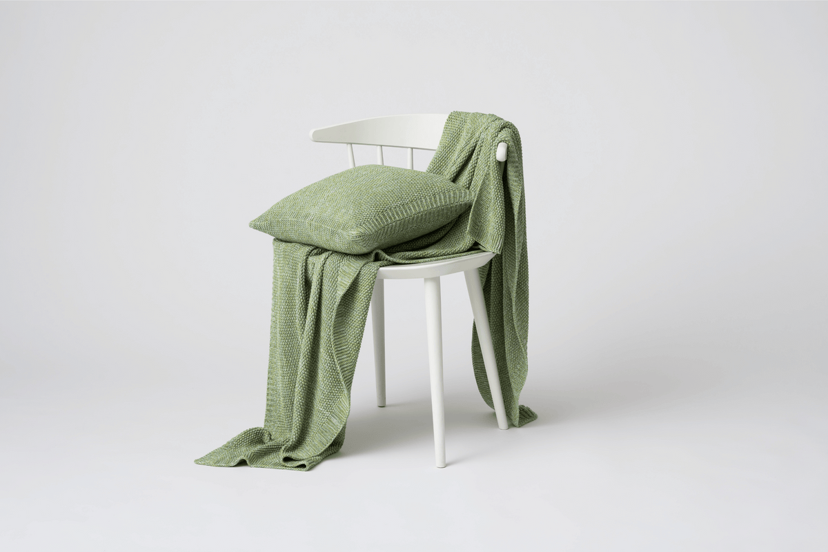 Farbmelange-Decke